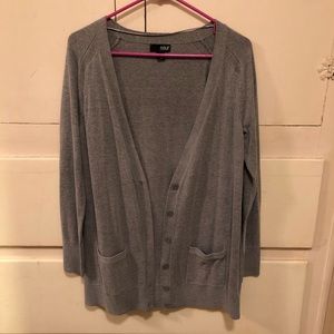 Grey cardigan